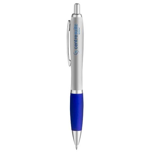 Curvaceous Matte Silver Ballpoint